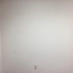 A white wall with no one in it