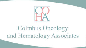 A logo for the columbus oncology hematology association.